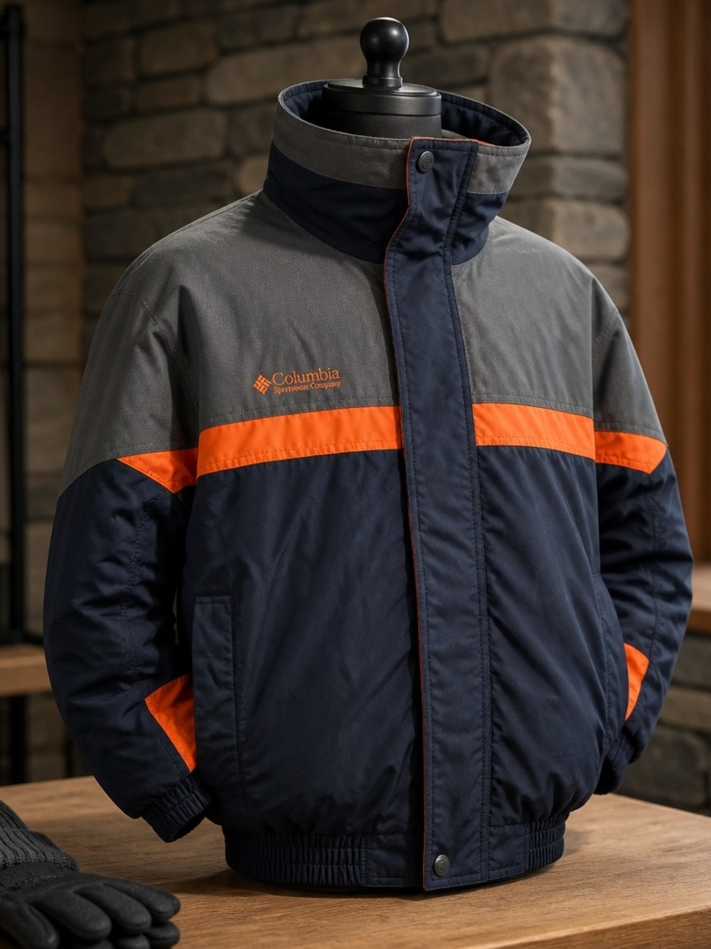Columbia Jacket Mens Extra Large 3 in 1 Bugaboo Full Zip Ski Hiking